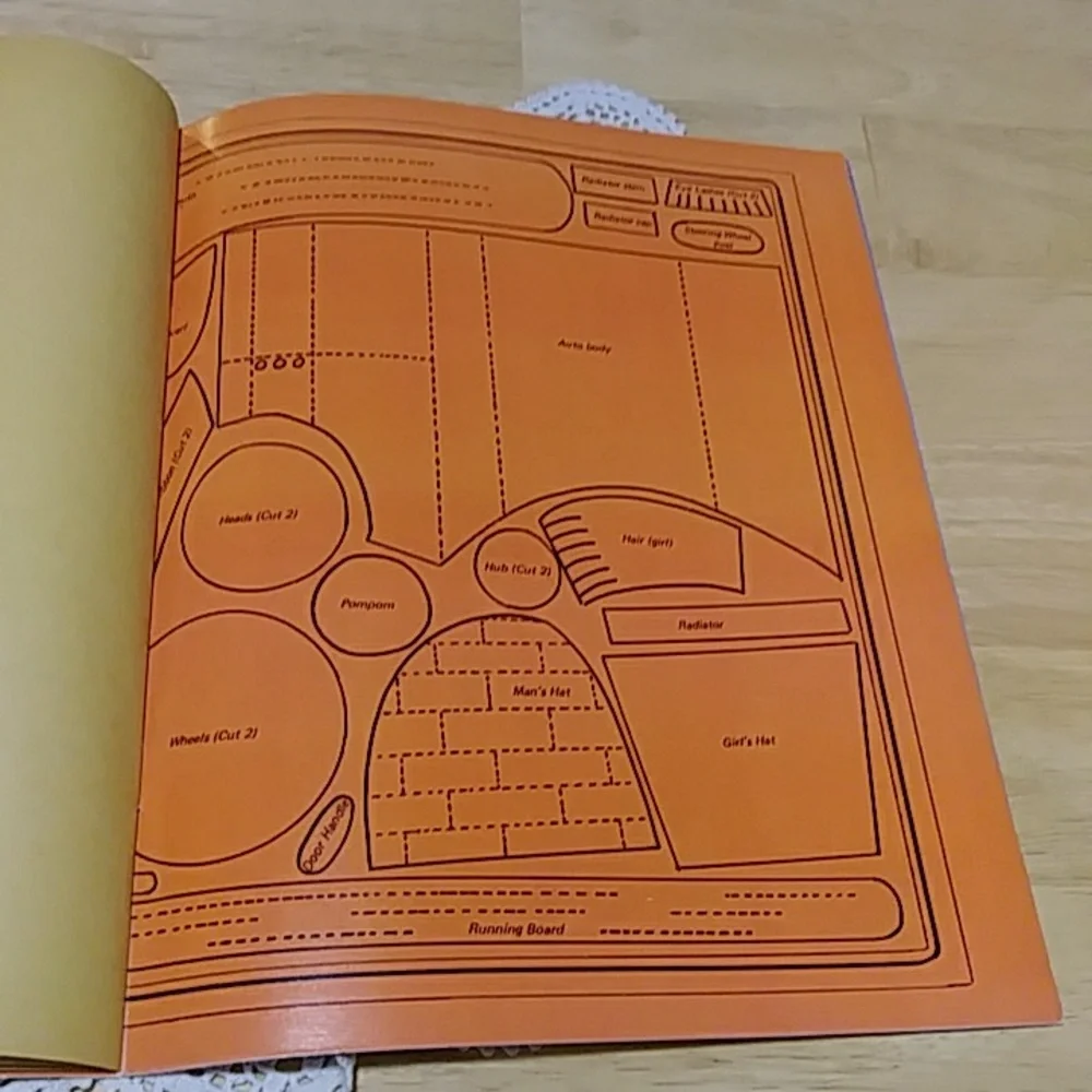 Dough Art Techniques, vintage crafts booklet